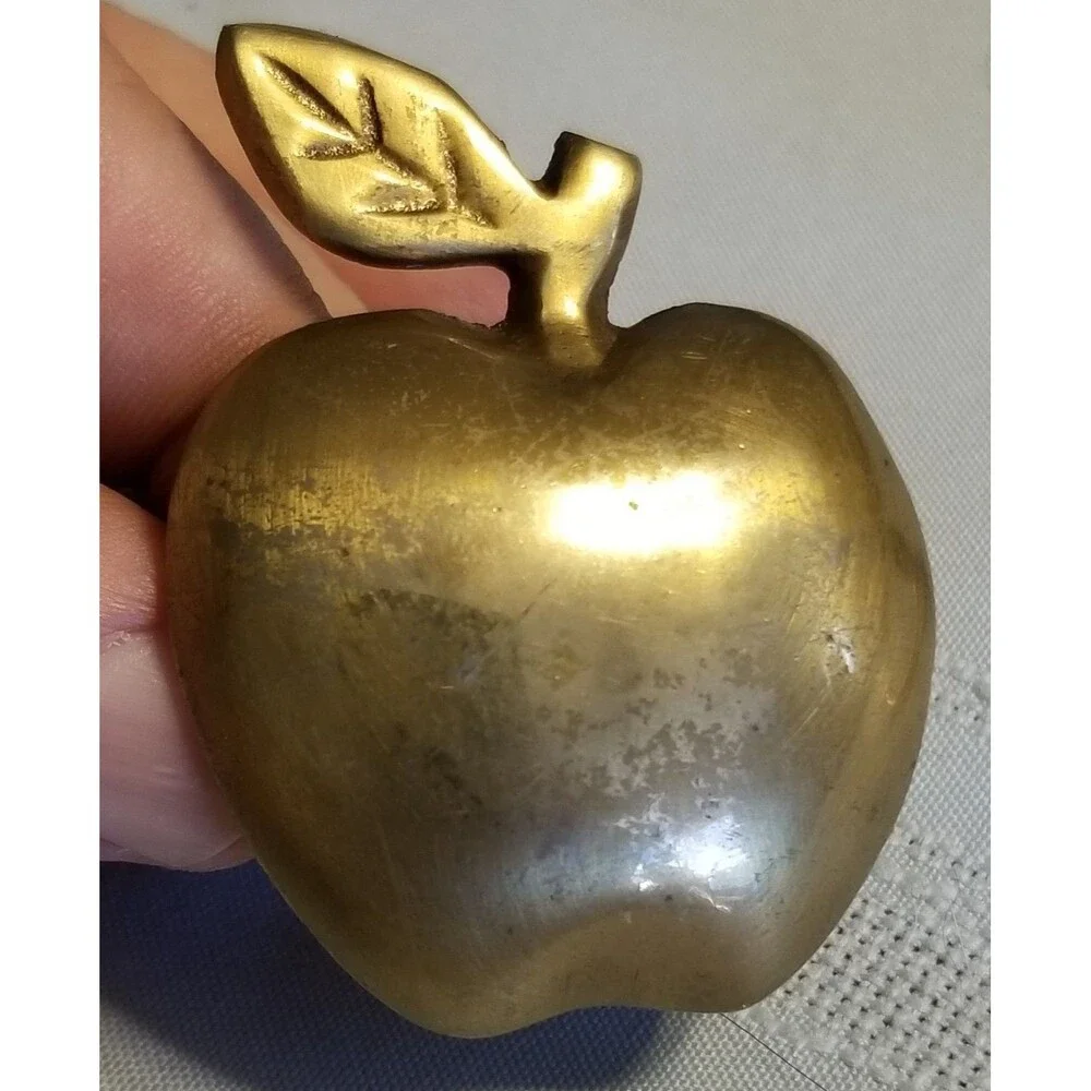 Set of 3 Figural Napkin Rings – Apple, Rooster, Pineapple